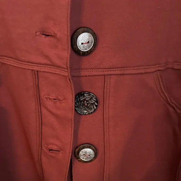 Neon Buddha Casual Button-Up Lightweight Jacket Blazer NWOT Size 1X - Picture 3 of 11